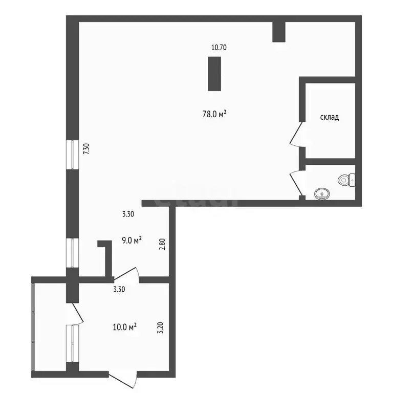 Помещение свободного назначения (98.5 м) - Фото 1