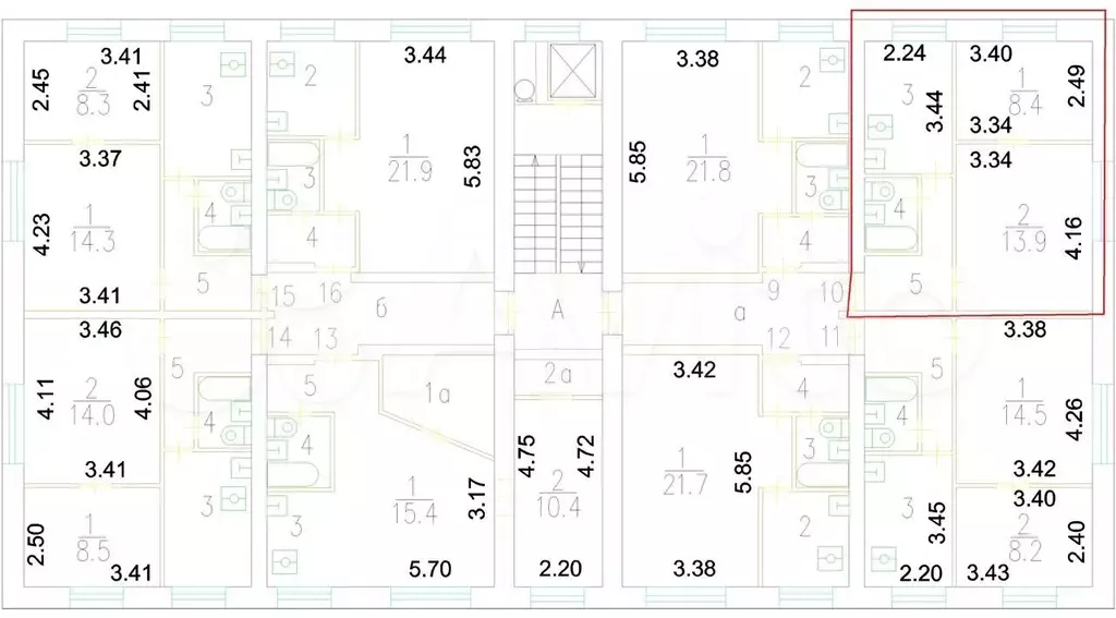 Аукцион: 2-к. квартира, 37,2 м, 2/9 эт. - Фото 1