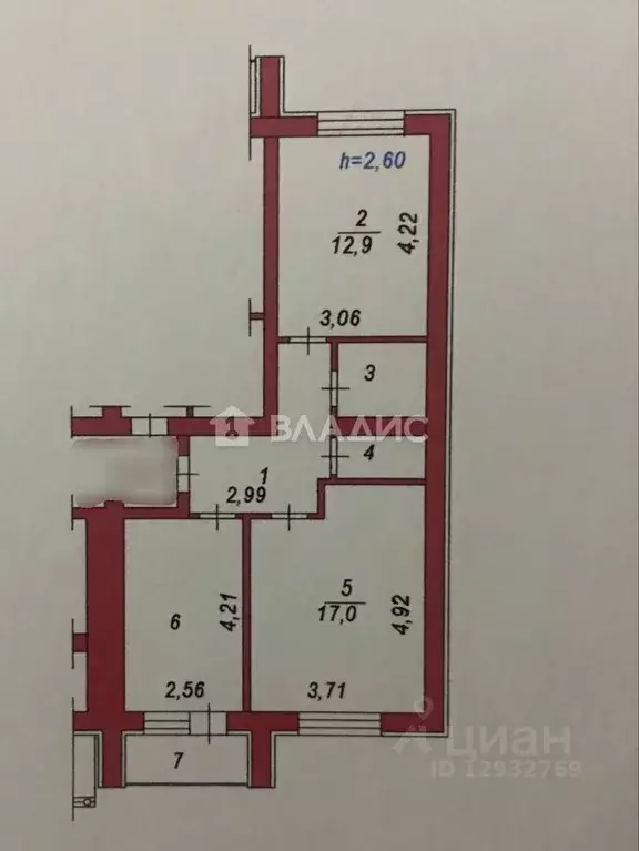 2-к кв. Пензенская область, Пензенский район, Засечный сельсовет, с. ... - Фото 2