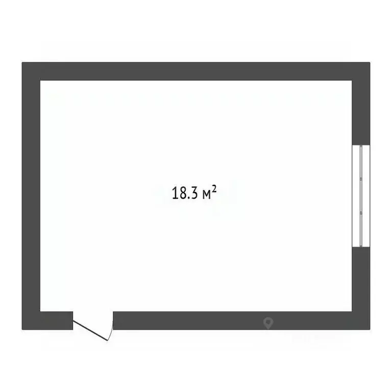 Комната Амурская область, Благовещенск Нагорная ул., 16 (18.3 м) - Фото 1