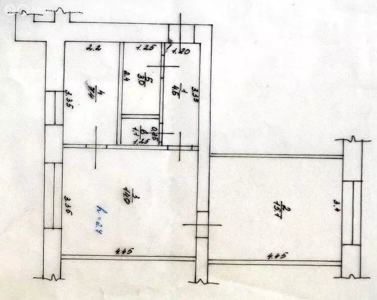 2-комнатная квартира: Уяр, улица Уланова, 41 (46.1 м) - Фото 0
