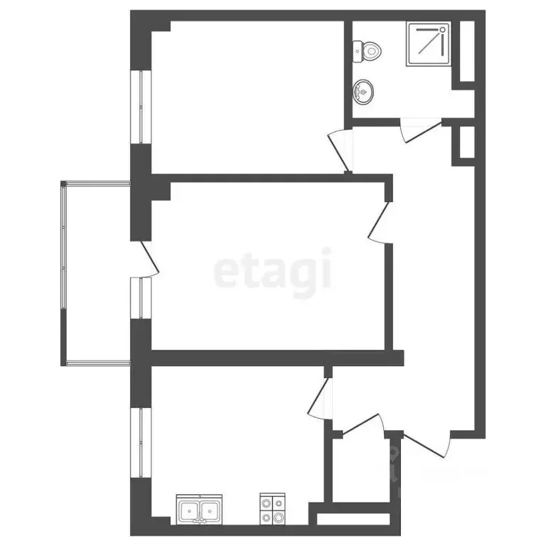 2-к кв. Севастополь ул. Парковая, 14к1 (64.7 м) - Фото 1