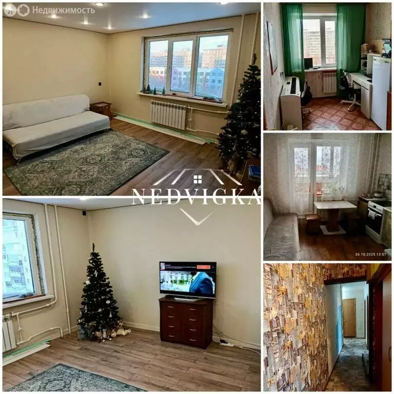 3-комнатная квартира: Мирный, улица Тихонова, 9 (66.7 м) - Фото 1