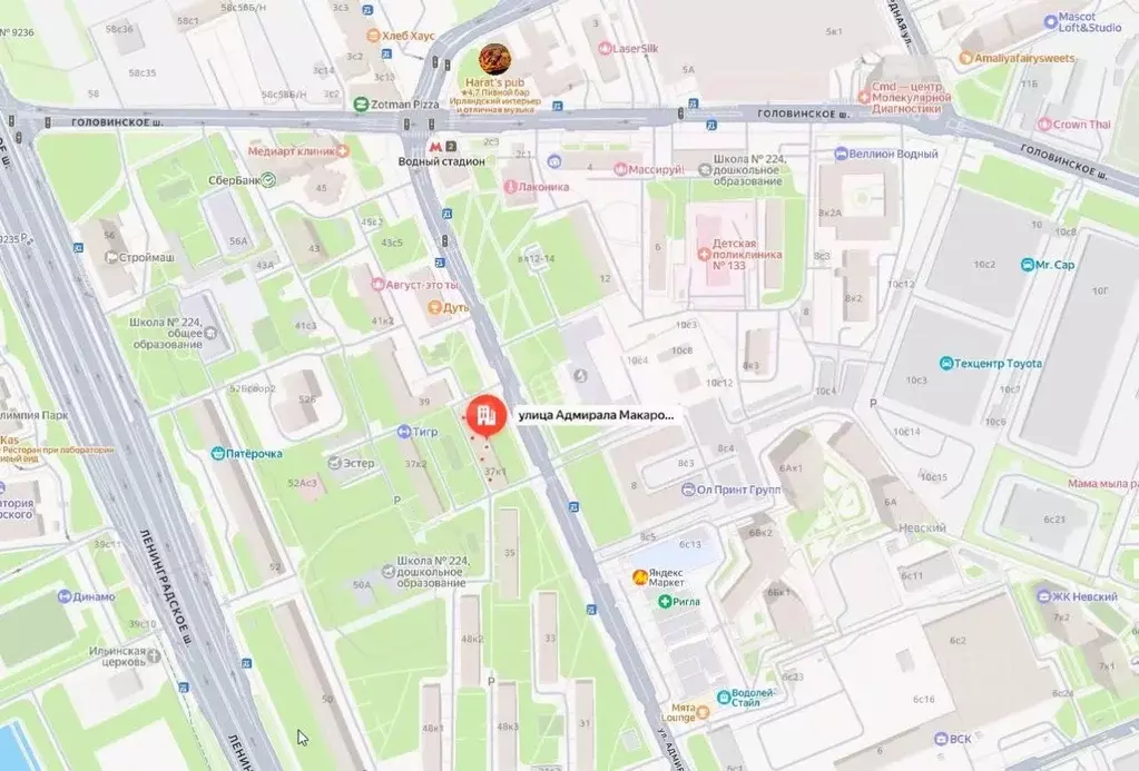 1-к кв. Москва ул. Адмирала Макарова, 37К1 (30.0 м) - Фото 1