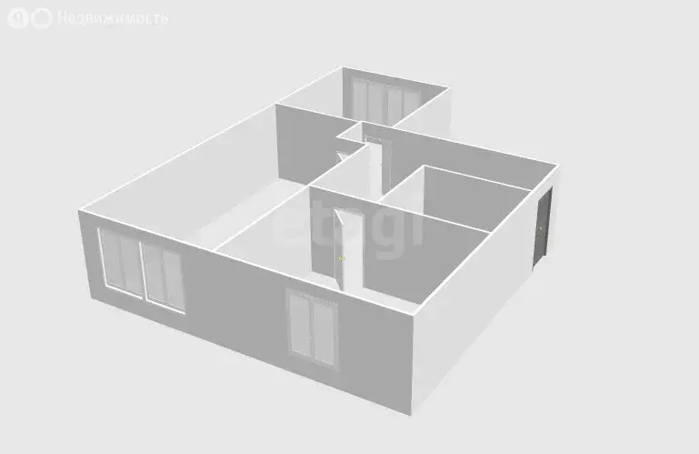 2-комнатная квартира: Долинск, улица Севастьянова, 10 (56 м) - Фото 2