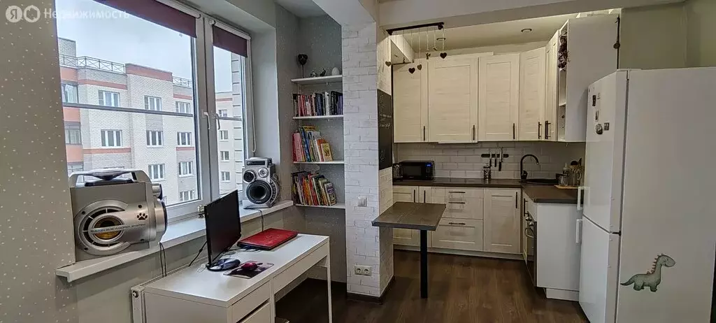 Квартира-студия: село Бисерово, микрорайон Новое Бисерово-2, 10 (28.1 ... - Фото 1