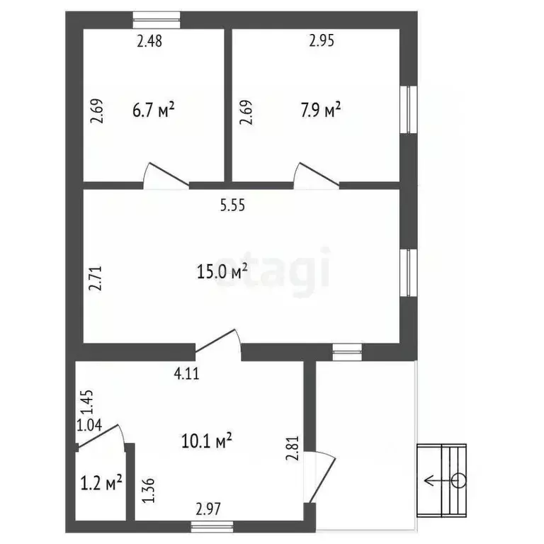 Дом в Вологодская область, Вологда Левково садоводческое товарищество, ... - Фото 2