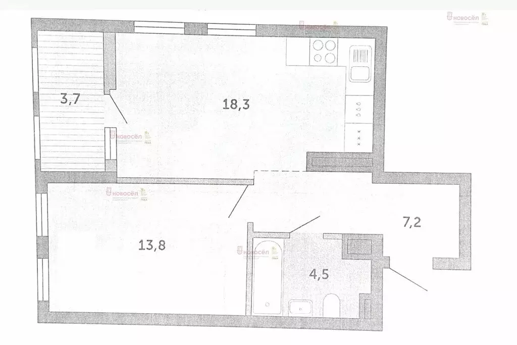 2-комнатная квартира: Екатеринбург, улица Калинина, 79 (43 м) - Фото 0