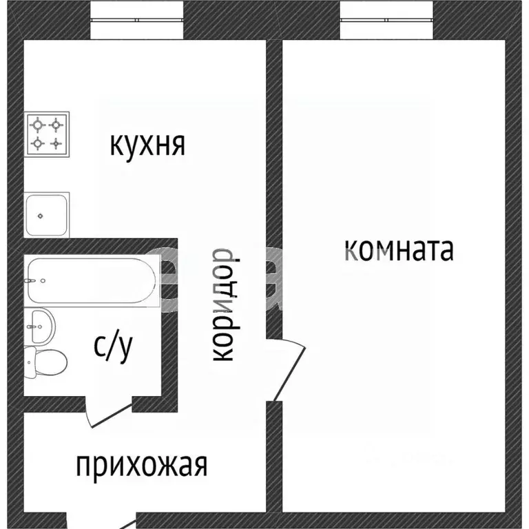 Комната Курганская область, Курган ул. Бажова, 138 (18.0 м) - Фото 1