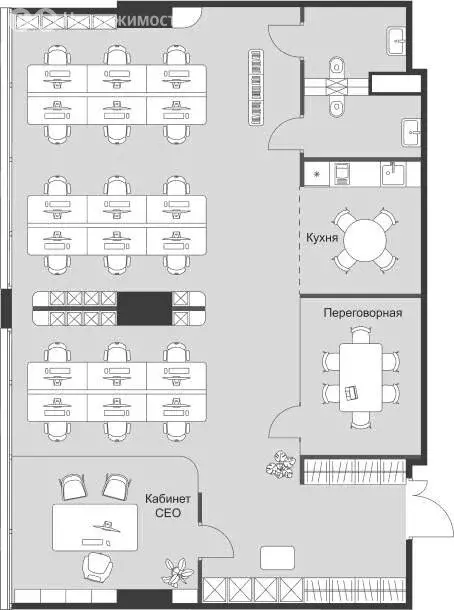 Офис (129.92 м) - Фото 1