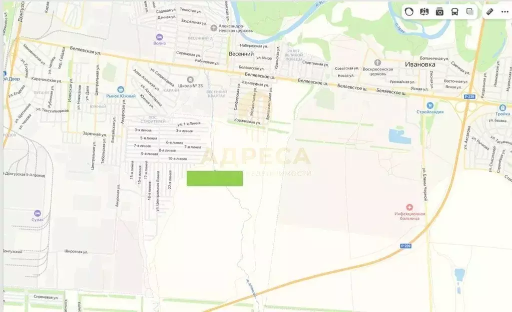 Участок в Оренбургская область, Оренбургский район, Весенний ... - Фото 0