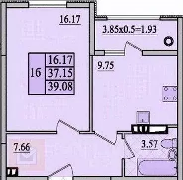 1-к кв. Крым, Евпатория ул. Чапаева, 28Г (39.08 м) - Фото 1