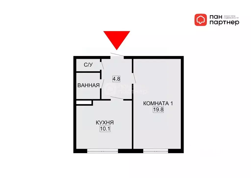 1-к кв. Санкт-Петербург Индустриальный просп., 10к1Б (38.3 м) - Фото 1