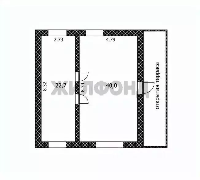 Дом в Томская область, Томский район, д. Нелюбино Дорожная ул., 9 (81 ... - Фото 2