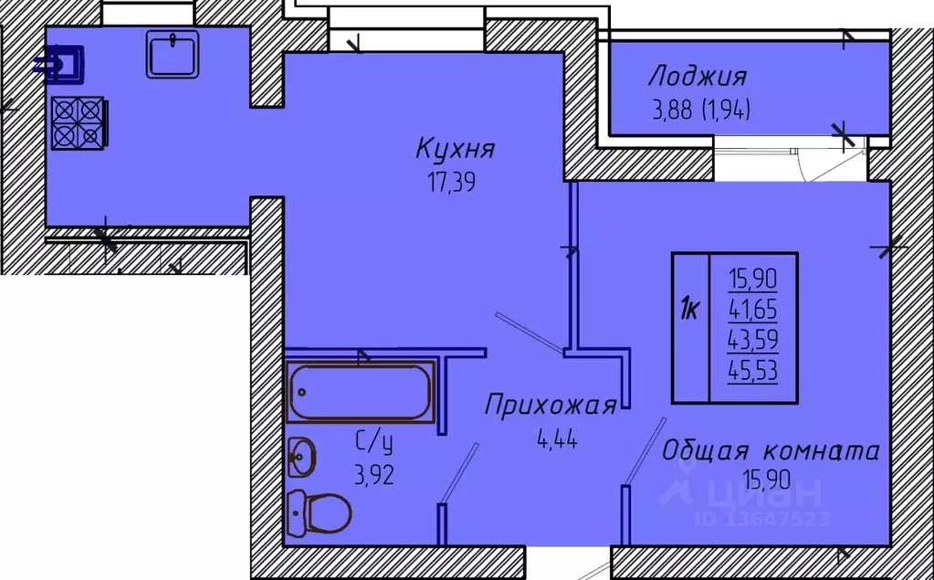 Купить Однокомнатную Квартиру В Жк Юбилейный