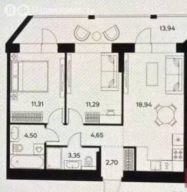 Квартира-студия: Москва, Автозаводская улица, 26/1 (80 м) - Фото 1