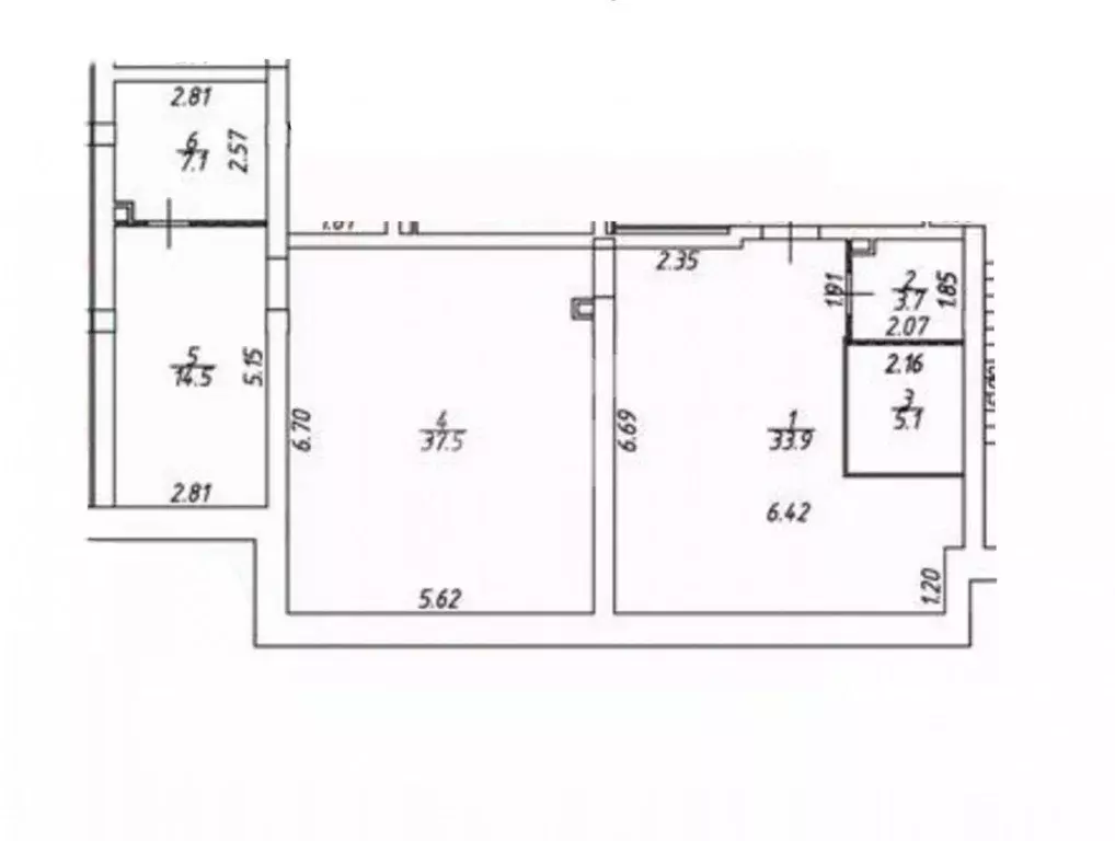 3-к кв. Москва д. Марьино, ул. Жемчужная, 1к1 (101.8 м) - Фото 2
