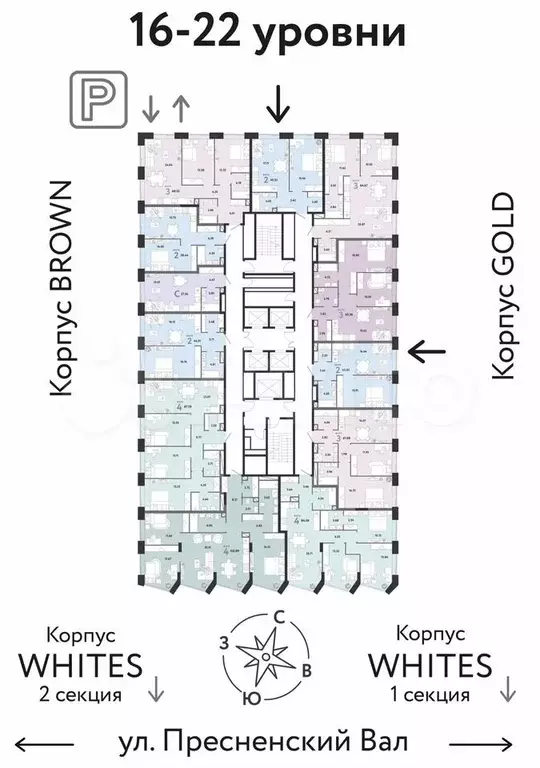 3-к. квартира, 61,1 м, 19/33 эт. - Фото 1