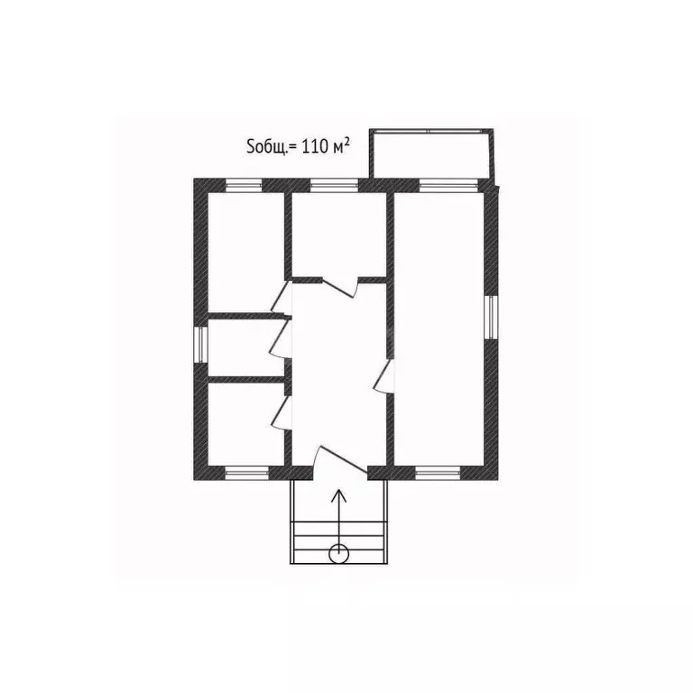 Дом в Брянская область, Брянский район, Снежское с/пос, с. Толмачево, ... - Фото 2