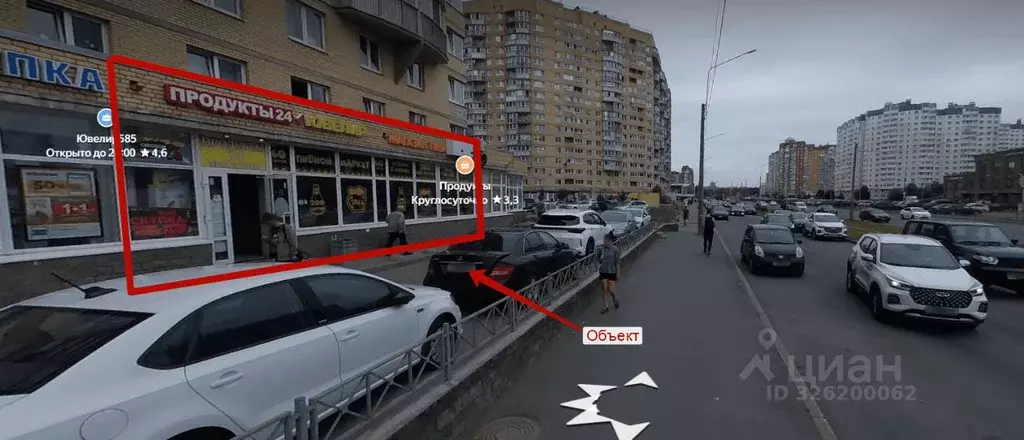 Торговая площадь в Санкт-Петербург Туристская ул., 28к1 (153 м) - Фото 1