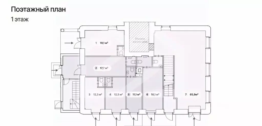 Помещение свободного назначения в Москва Бауманская ул., 33/2С3 (13 м) - Фото 2