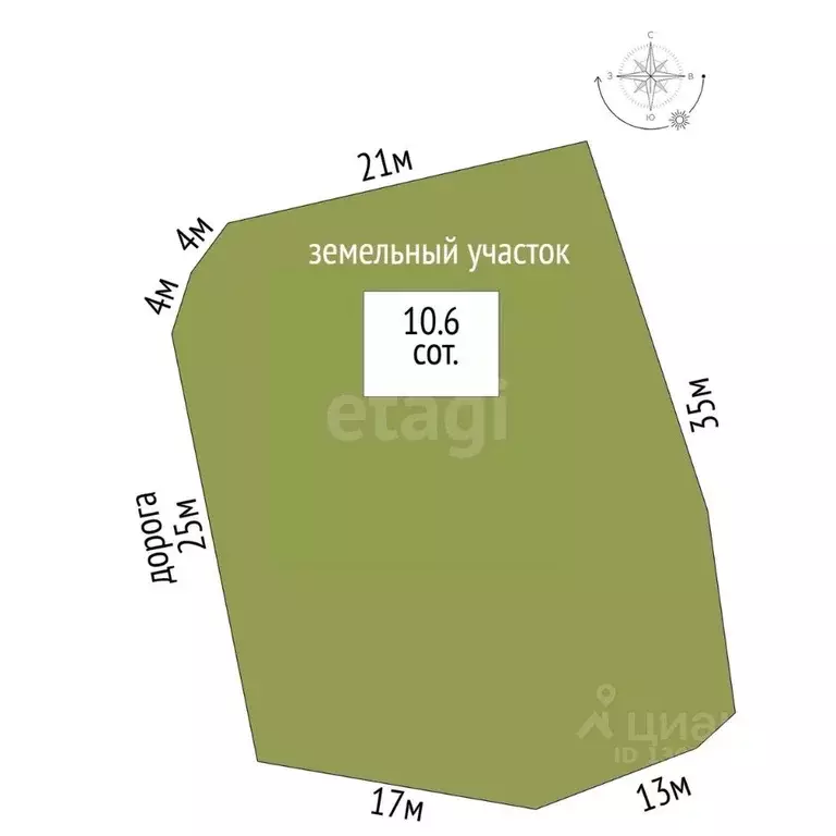 Участок в Ярославская область, Рыбинск ул. Попова, 23А (10.6 сот.) - Фото 2