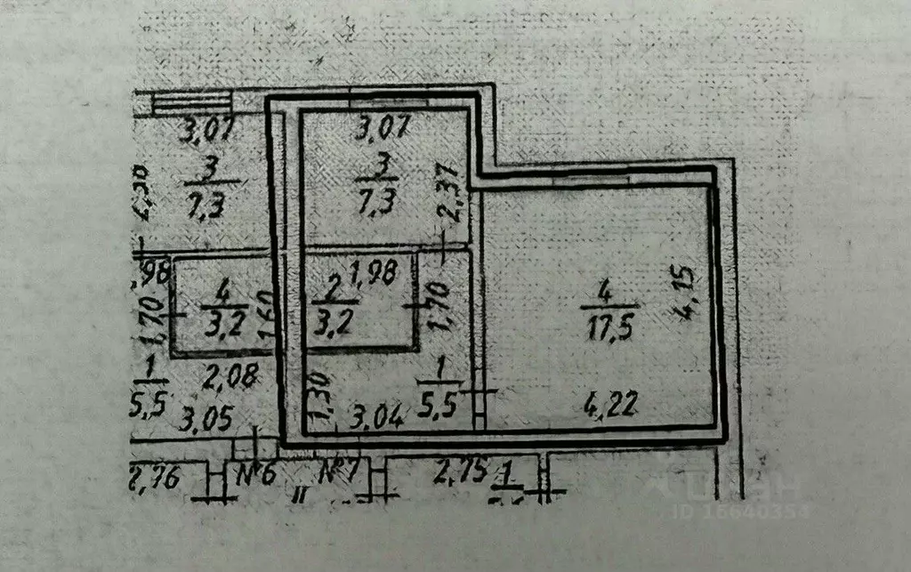 1-к кв. Оренбургская область, Кувандык Индустриальная ул., 1А (33.5 м) - Фото 2