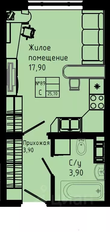 Студия Ленинградская область, Коммунар г. Гатчинский муниципальный ... - Фото 1