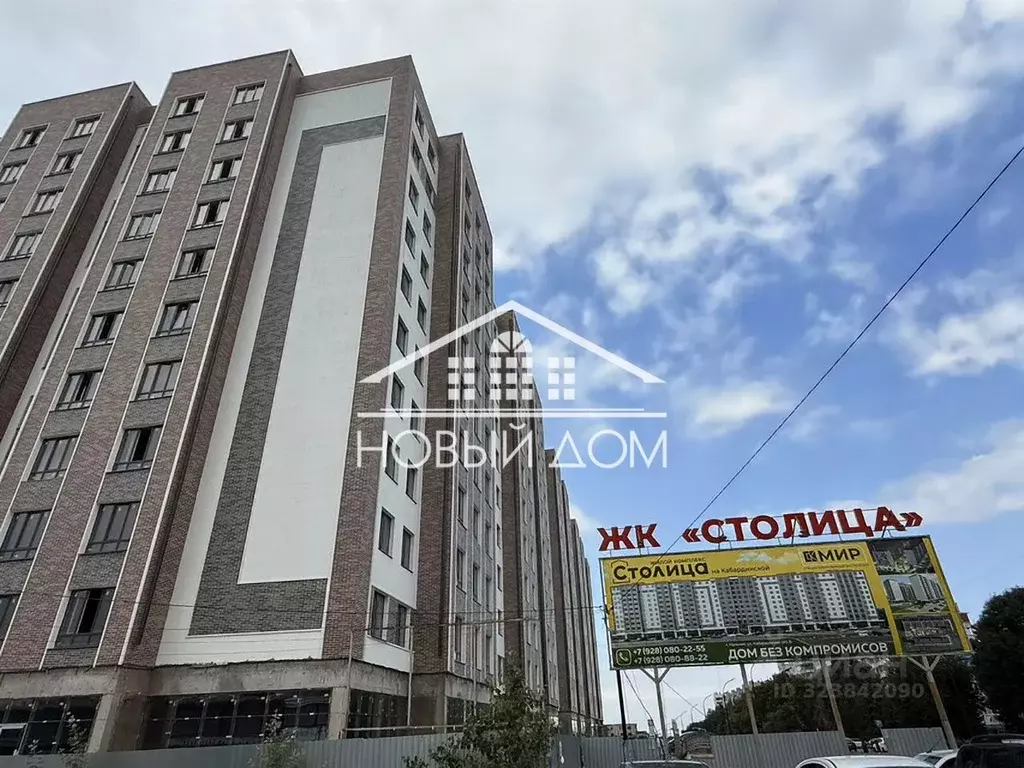 2-к кв. Кабардино-Балкария, Нальчик Кабардинская ул., 193А (73.0 м) - Фото 1