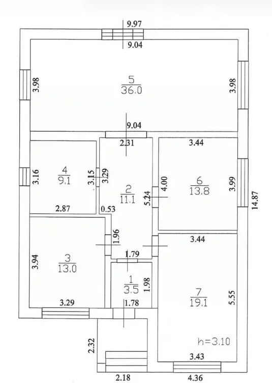 Дом в Воронежская область, с. Новая Усмань ул. Урожайная (114 м) - Фото 2