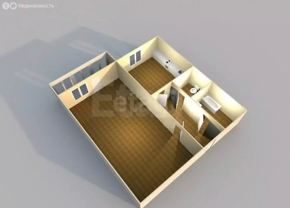 1-комнатная квартира: Южно-Сахалинск, Крайняя улица, 36 (33.1 м) - Фото 1