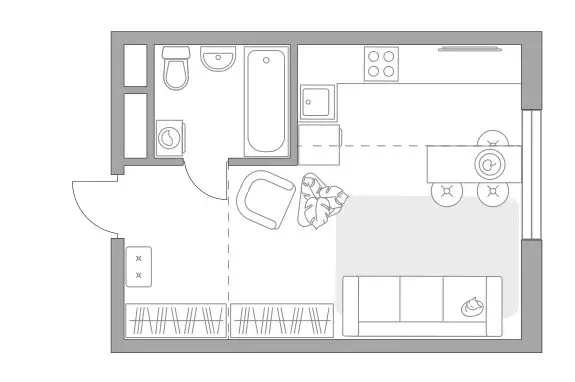 Квартира-студия: Одинцовский городской округ, территориальное ... - Фото 1