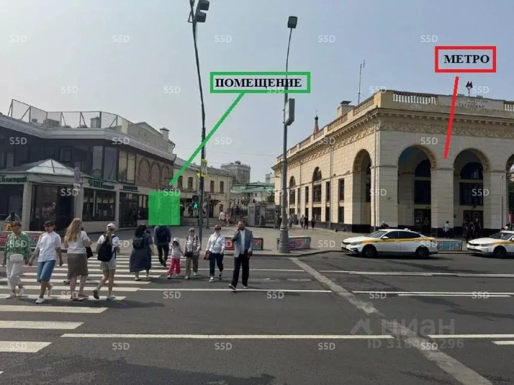 Торговая площадь в Москва ул. Нижняя Радищевская, 5с3 (6 м) - Фото 0