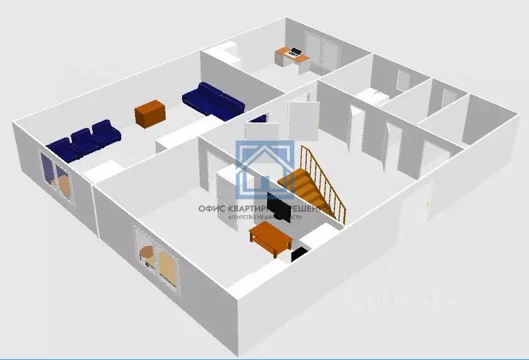 Дом в Пензенская область, Пензенский район, Богословский сельсовет, с. ... - Фото 2