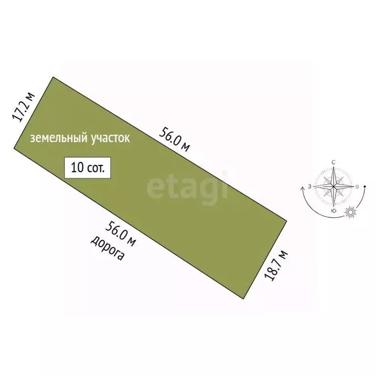 Участок в Севастополь с. Новобобровка, ул. Баденкиной, 1Д (10.0 сот.) - Фото 2