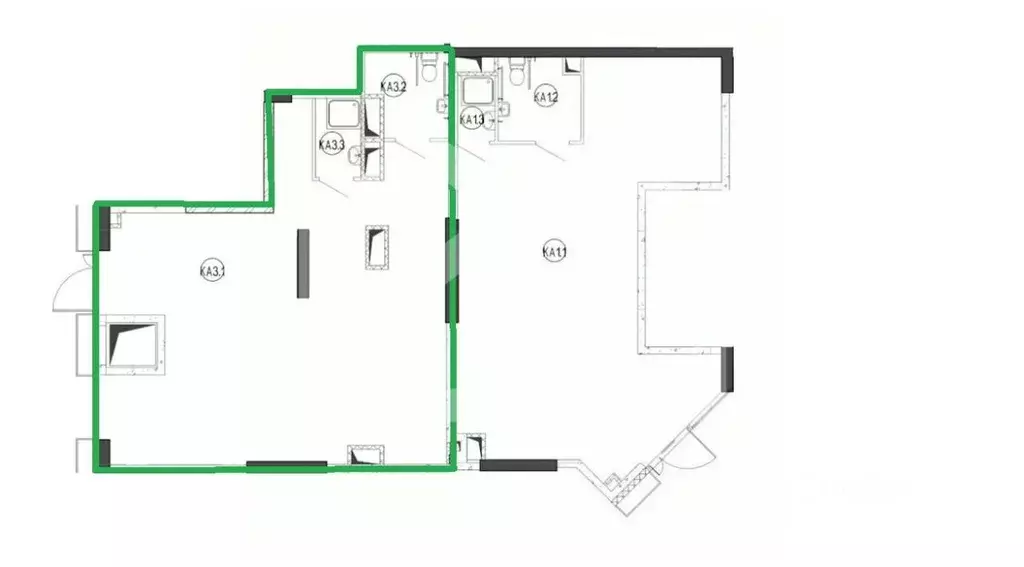 Помещение свободного назначения в Москва Летниковская ул., 6к2 (62 м) - Фото 2