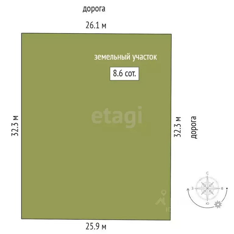 Участок в Ростовская область, Аксайский район, Щепкинское с/пос, пос. ... - Фото 2