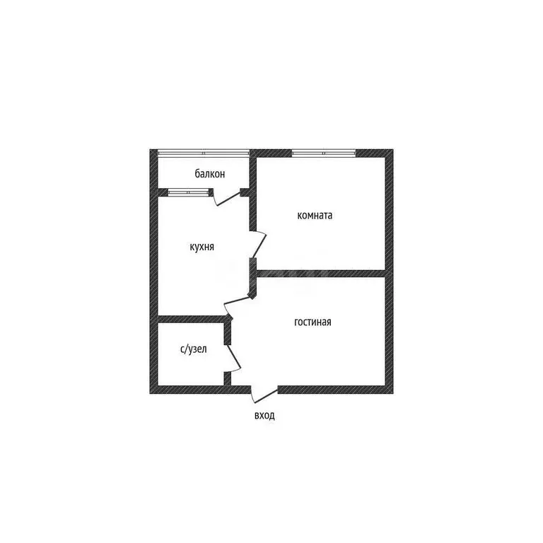 1-комнатная квартира: Краснодар, Музыкальный микрорайон, улица имени ... - Фото 1