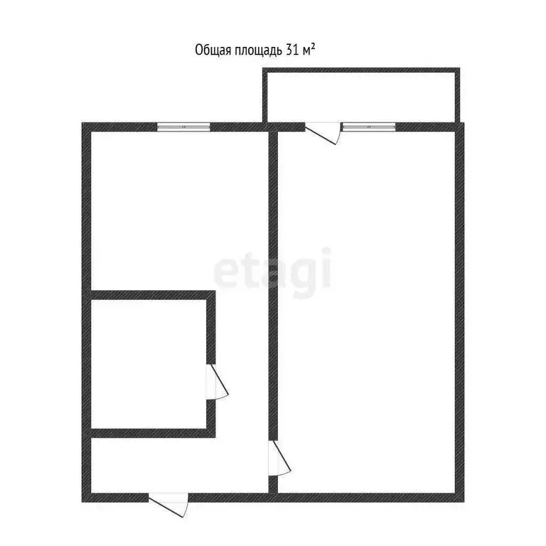 1-комнатная квартира: Иркутск, Байкальская улица, 184 (30.4 м) - Фото 0