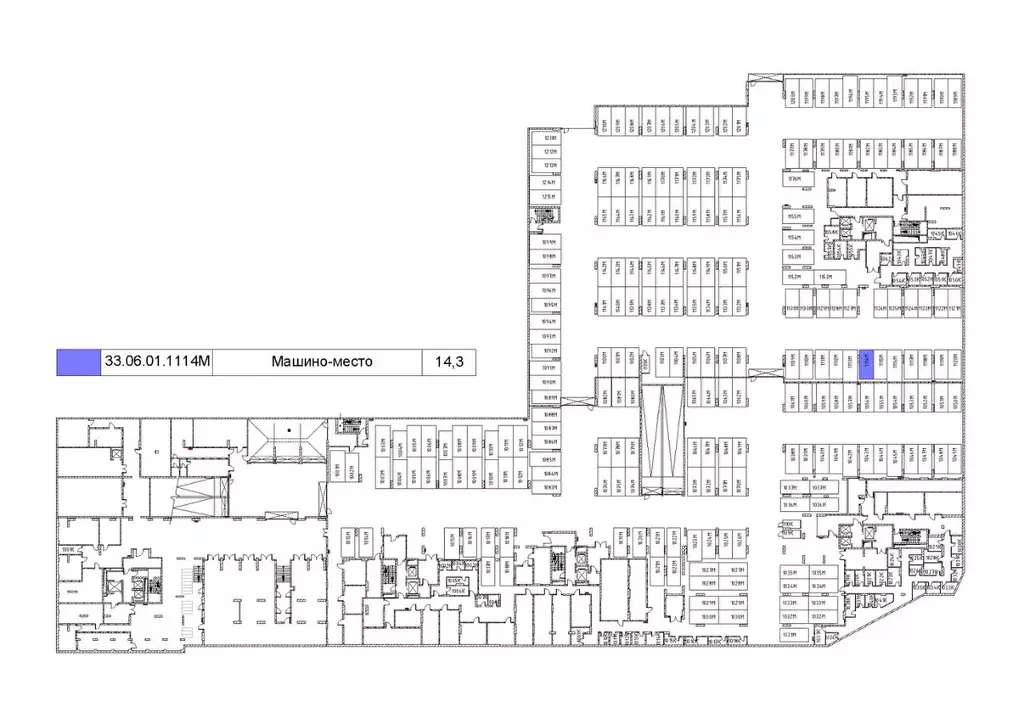Гараж в Москва 6-й кв-л, Остров жилой комплекс, 12к6 (14 м) - Фото 2