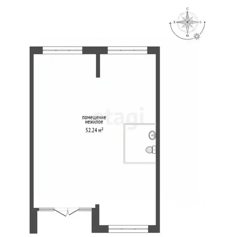 Помещение свободного назначения в Тюменская область, Тюмень Домашний ... - Фото 1