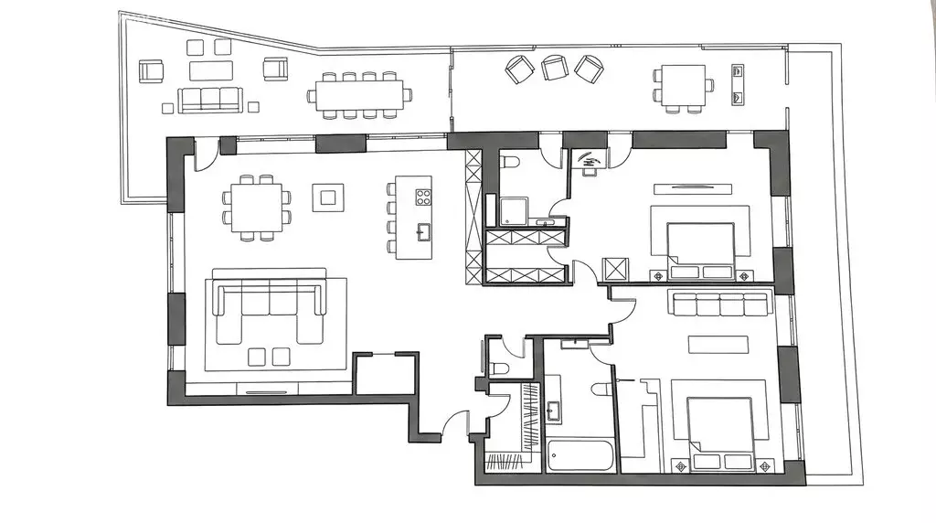 4-комнатная квартира: Москва, 4-й Крутицкий переулок, 14 (232 м) - Фото 2