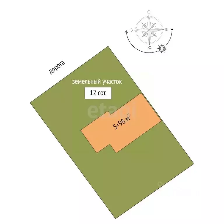 Дом в Ямало-Ненецкий АО, Новый Уренгой Титан ДНТ, ул. Лучистая, 2 (98 ... - Фото 2