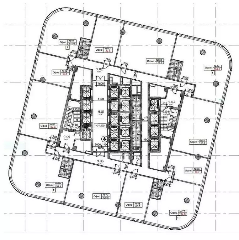 Офис (63.8 м) - Фото 1