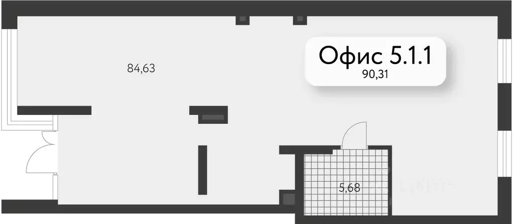 Офис в Свердловская область, Екатеринбург Академический мкр, 3-й кв-л, ... - Фото 1