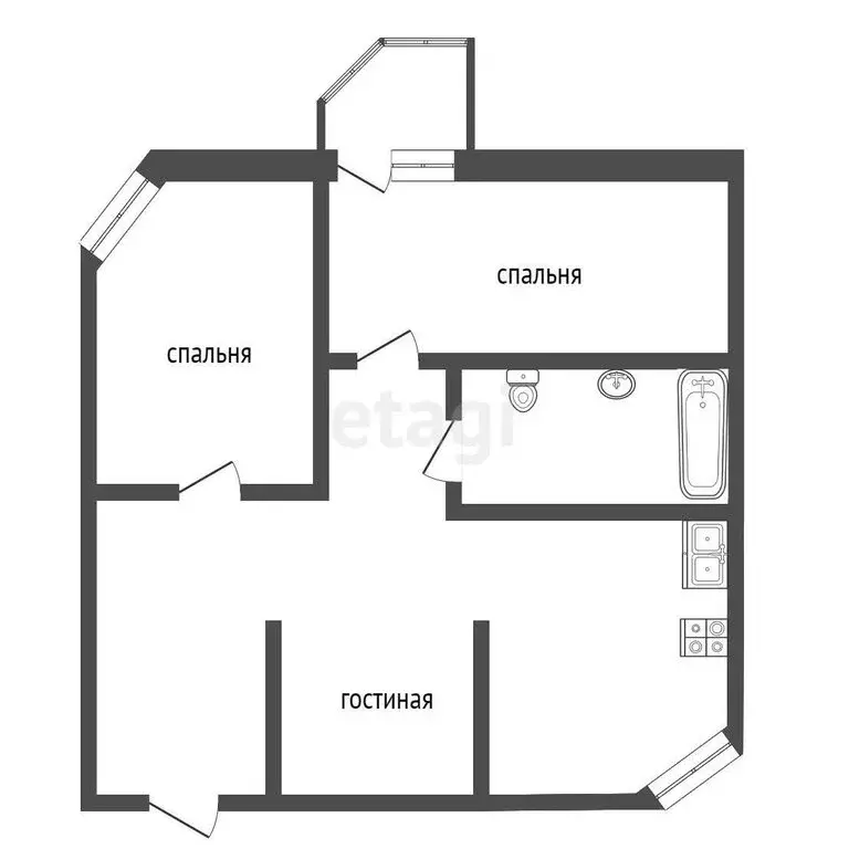 3-комнатная квартира: Тамбов, улица Чичерина, 9/2 (81.9 м) - Фото 0