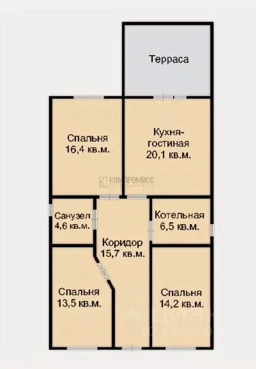 Дом в Краснодарский край, Абинский район, Ахтырское городское ... - Фото 1