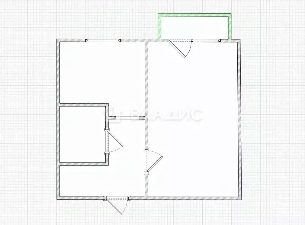 1-к кв. Пензенская область, Пенза ул. Суворова, 44 (29.8 м) - Фото 2