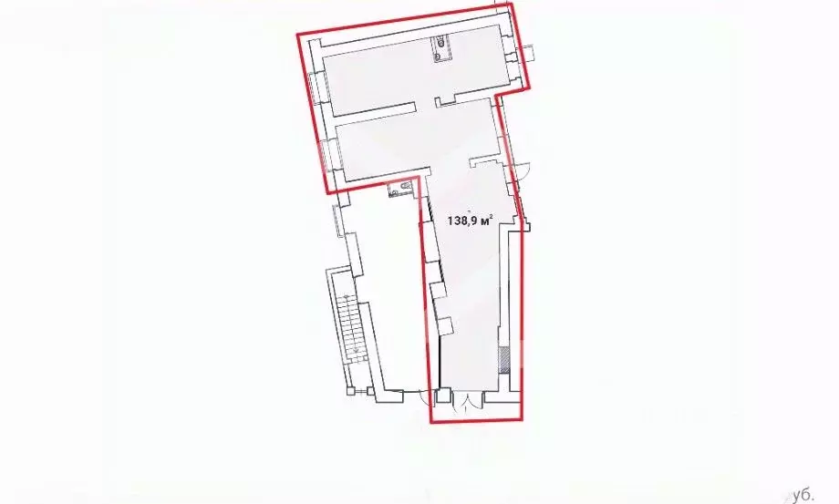 Помещение свободного назначения в Москва ул. Земляной Вал, 23С1 (139 ... - Фото 2
