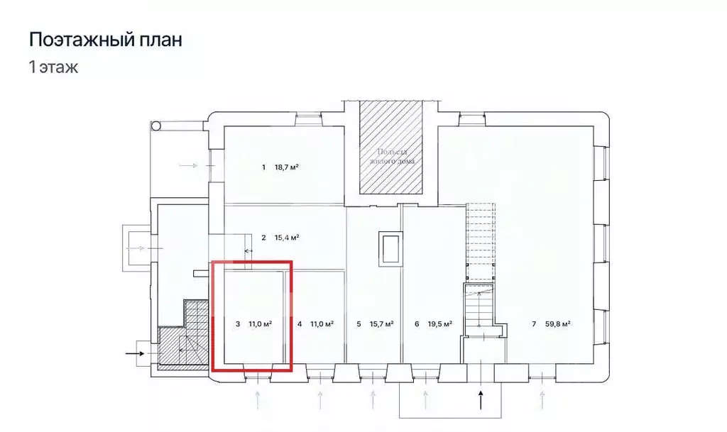 Торговая площадь в Москва Бауманская ул., 33/2С3 (11 м) - Фото 2